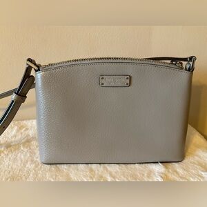 Kate Spade Light Gray Crossbody Bag